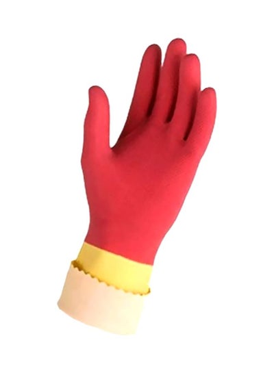 Buy Protection Gloves Red/Yellow in Saudi Arabia