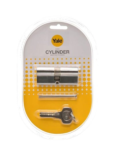 Buy Euro Mortice Cylinder Lock (7 cm) Silver in UAE