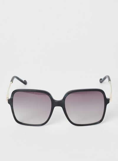 Buy women Full Rim Acetate Modified Rectangle Sunglasses - Lens Size: 56 mm in Saudi Arabia