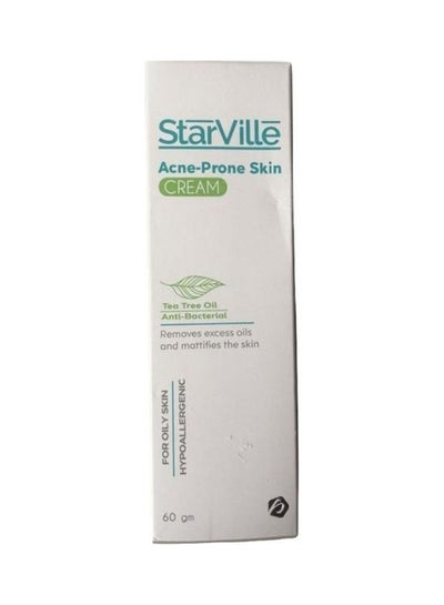 Buy Acne-Prone Skin Cream Tea Tree Oil Anti-Bacterial White 60grams in Egypt