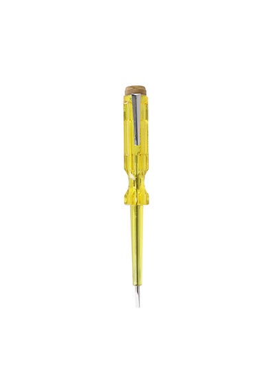 Buy Voltage Tester 3x140mm - All Purpose Voltage Tester Screwdriver | Professional Mains Domestic Terminal Circuit Socket Power Test Screw Driver Pen | Safety Insulated Handle & Pocket Clip Yellow 3x140mm in UAE