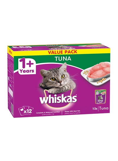 Buy Tuna Wet Cat Food Pouch 1+Years 12x85grams in Saudi Arabia