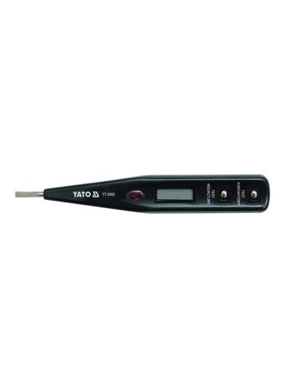 Buy LCD Display Digital Voltage Tester Black in UAE