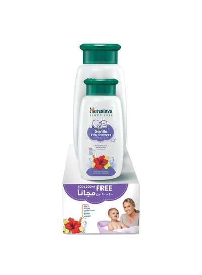 Buy Pack Of 2 Gentle Baby Shampoo With Hibiscus And Chickpea - (400ml, 200 ml) in UAE