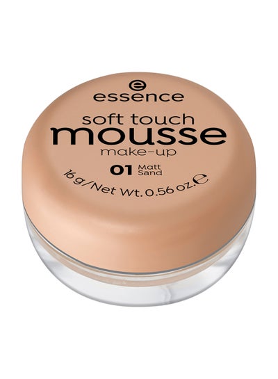 Buy Soft Touch Mousse Face Make-Up 01 Matt Sand in Egypt