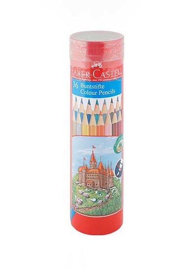 Buy 36-Piece Wooden Break-protected Color Pencil Multicolour in UAE