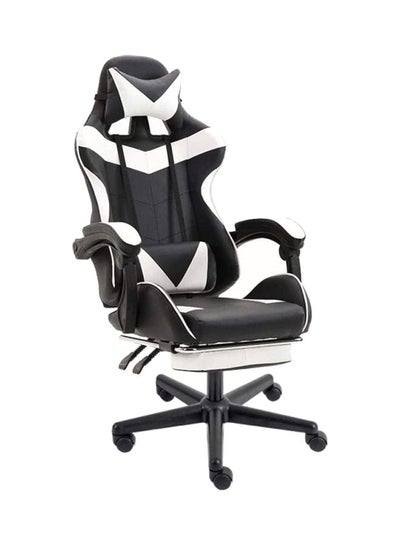 Buy Ergonomically Designed Super Comfort High Back Gaming Chair With Headrest Pillow, Lumbar Cushion And Retractable Footrest in UAE