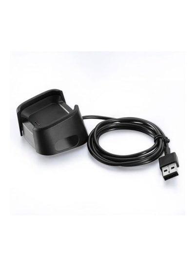 Buy USB Charging Cable for Fitbit Versa Smart charging Cable Charge Cradle Black in Egypt