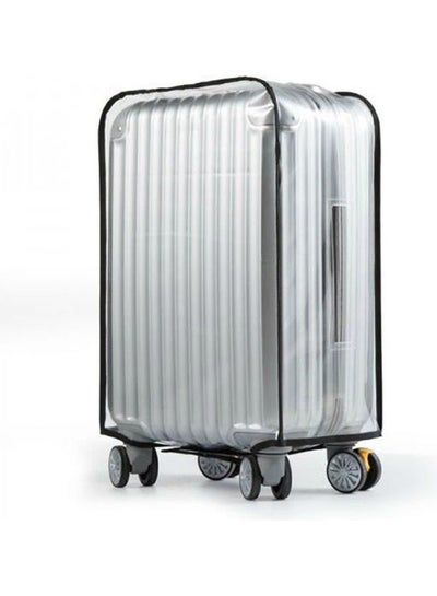 Buy Luggage Protector Case Clear Pvc Baggage Cover Suitcase Protective Cover For 22'' Size Multicolour in Saudi Arabia