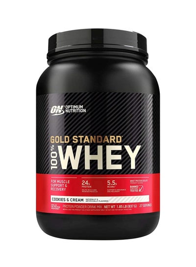 Buy Gold Standard 100% Whey Protein Powder Cookies & Cream in UAE