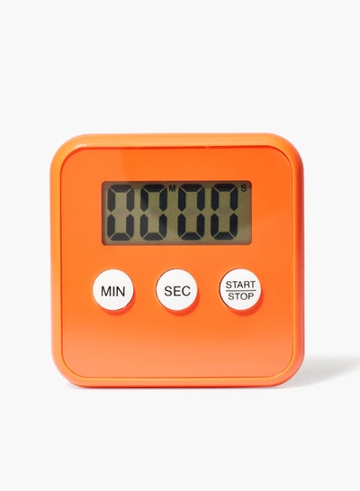 Buy Mini Digital Kitchen Timer - Kitchen Accessories - Kitchen Tools - Orange/White Orange/White in UAE