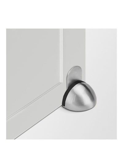 Buy Magnetic Door Stopper Silver/Black in UAE