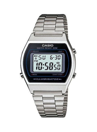 Buy LED Quartz Digital Watch B640WD-1AVDF - 35 mm - Silver in Saudi Arabia