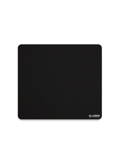 Buy Glorious XL Heavy Gaming Mouse Mat/Pad - 5mm Thick, Stitched Edges, Black Cloth Mousepad | 16"x18" (G-HXL) in UAE