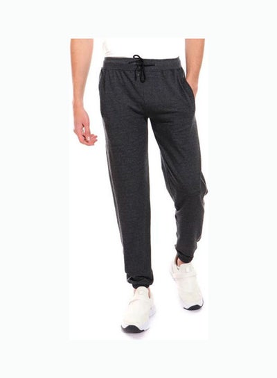 Buy Detailed Casual Sweatpants With 2 Line Black in Egypt
