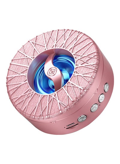 Buy Portable USB Wireless Mini Bluetooth 5.0 Speaker Pink in Saudi Arabia