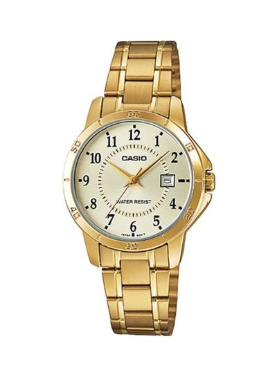 Buy Women's Stainless Steel Quartz Analog Watch LTP-V004G-9BUDF - 30 mm - Gold in Saudi Arabia