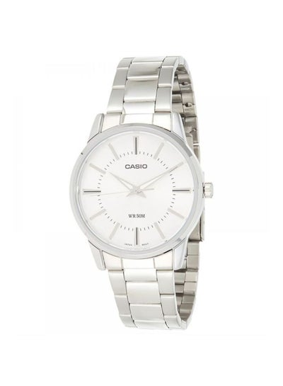 Buy Men's Enticer Water Resistant Analog Watch Mtp-1303D-7A - 47 mm - Silver in Saudi Arabia