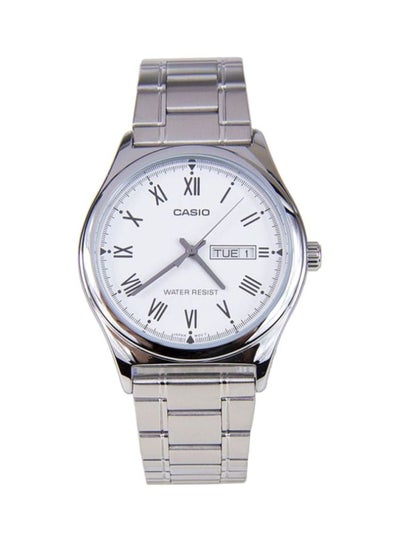 Buy Men's Enticer Analog Watch MTP-V006D-7BUDF - 45 mm - Silver in Saudi Arabia