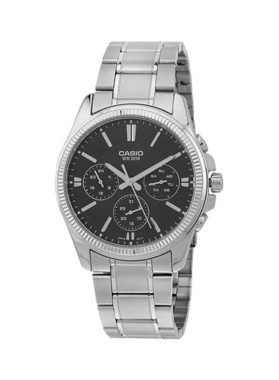 Buy Men's Stainless Steel Digital Quartz Watch MTP-1375D-1AVDF in Saudi Arabia