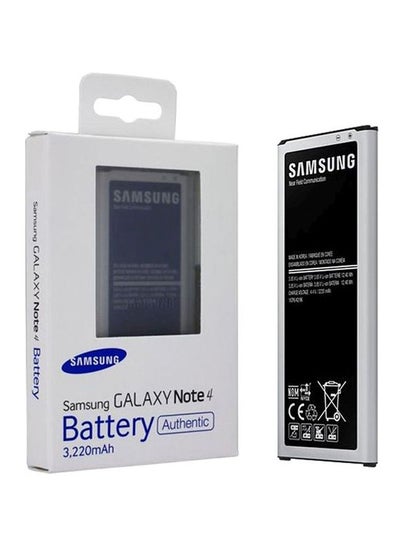 Buy 3220.0 mAh Galaxy Note 4 Battery Black/Silver in UAE