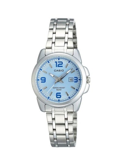 Buy Women's Water Resistant Analog Watch LTP-1314D-2A - 33 mm - Silver in Saudi Arabia