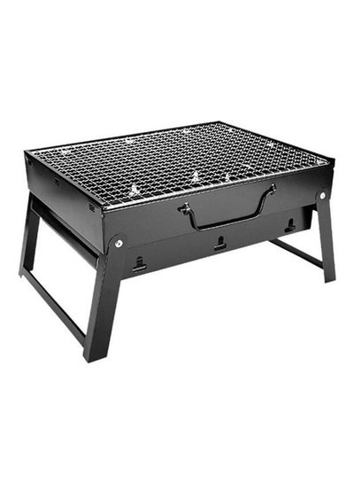 Buy Portable BBQ Charcoal Grill Black 36×29×6.8cm in Saudi Arabia