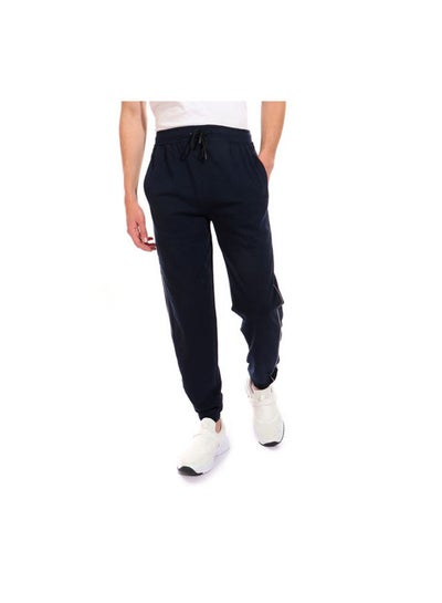 Buy Detailed Casual Sweatpants With 2 Line Blue in Egypt