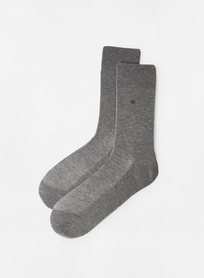 Buy Cardiff Short Socks Grey in UAE