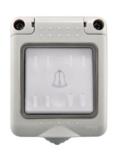 Buy Weatherproof Plug Socket and Switch Box - 1 Gang Grey/White in UAE