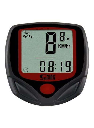 Buy Waterproofed Updated Sunding Bicycle Speedometer With Backlight And Another 16 Features 46x46x19mm in Saudi Arabia