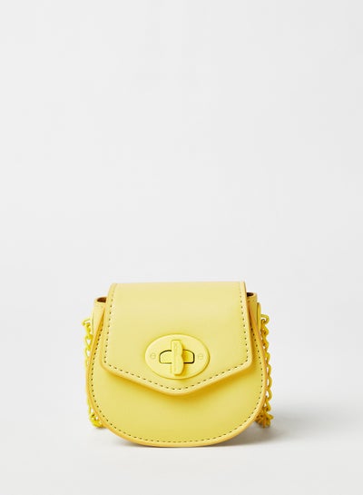 Buy Micro Crossbody Bag Yellow in Saudi Arabia