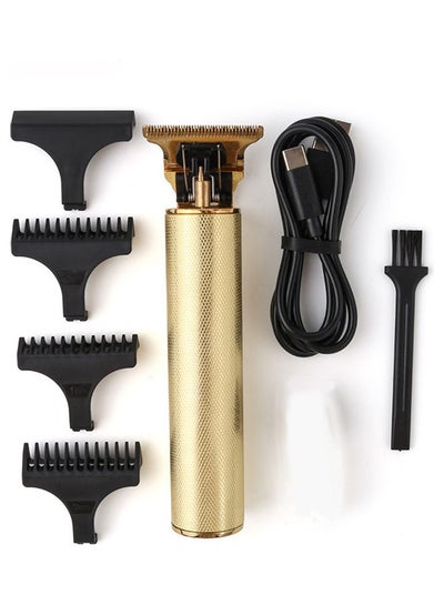 Buy Retro Electric Hair Clipper Set Gold in UAE