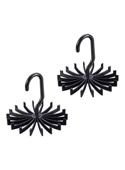 Buy 2-Piece Hanger Hook Set Black in UAE