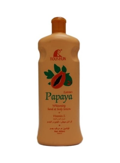 Buy Whitening Papaya Hand And Body Lotion 600ml in Saudi Arabia