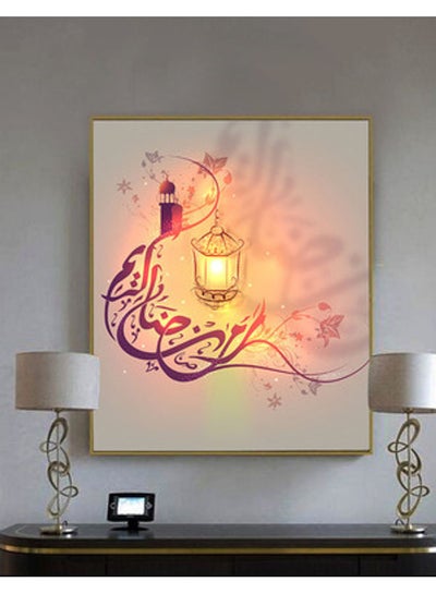 Buy Frameless Picture hanging for living room Black/White 13x18cm in UAE