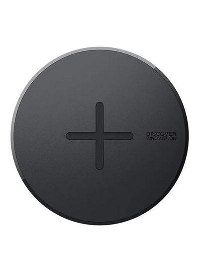 Buy MC026 Mini Button Fast Wireless Charger, 10W Black in Saudi Arabia