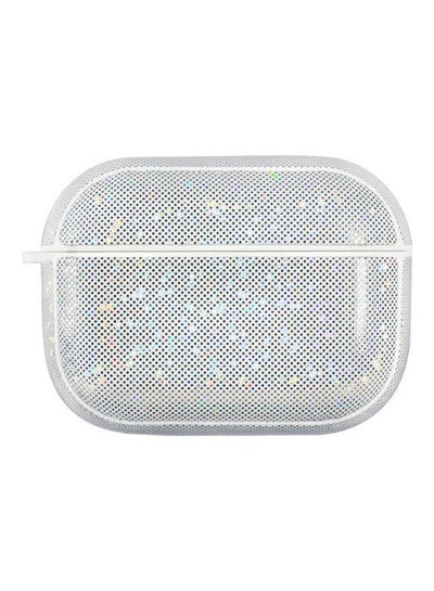 Buy Glitter Case For Apple AirPods Pro white in Egypt