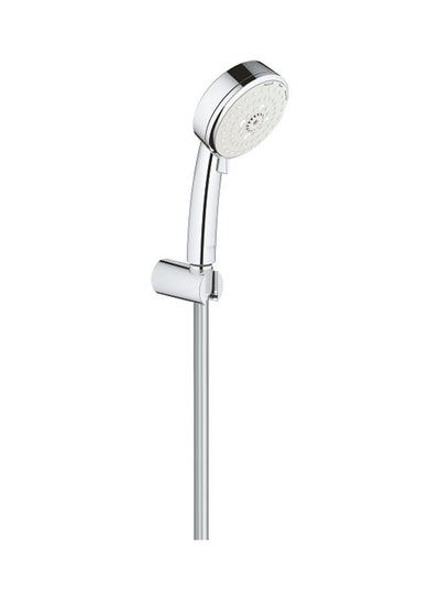 Buy Tempesta Shower With Wall Holder Set Silver in UAE