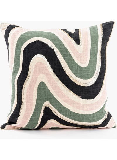 Buy Camilla Cushion Cover cotton Multicolour 50x50cm in UAE