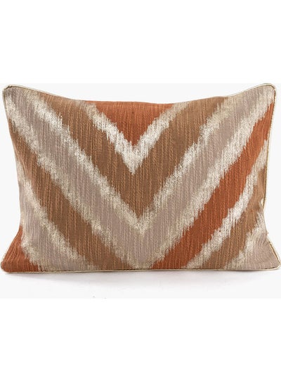 Buy Caleb Cushion Cover Cotton Multicolour 50x35cm in UAE