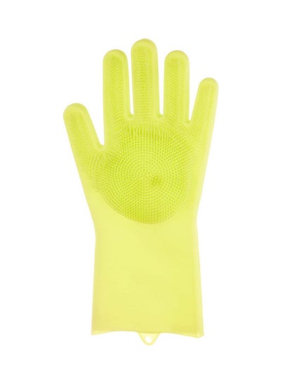 Buy Mt Kitchen Silicone Cleaning Gloves Yellow in Egypt