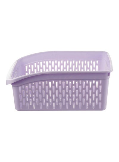 Buy Plastic Refrigerator Drawer With Pull Grip Purple in Egypt