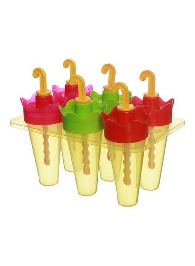 Buy Plastic Ice Cream Mould, Set Of 6 Multicolour in Egypt