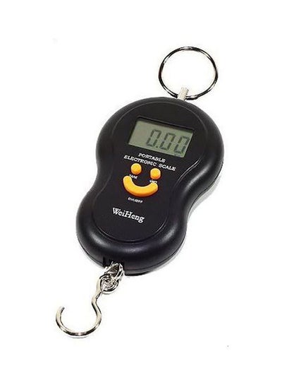 Buy Portable Electronic Scale 40Kg Hand Hanging Hook Pocket Scale Black in Egypt