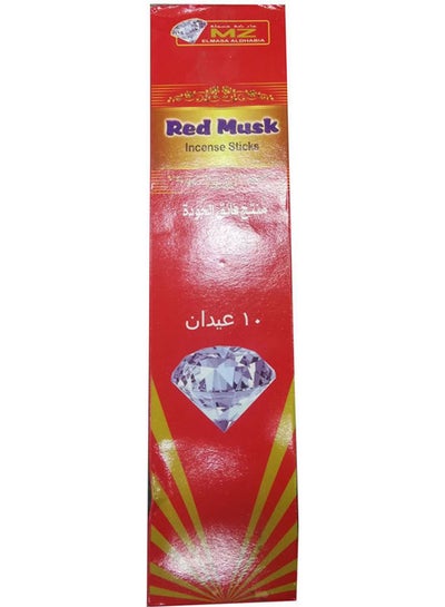 اشتري Incense Sticks Incense Red 10 Sticks Multicolour في مصر