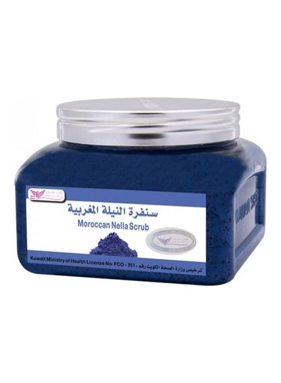 Buy Moroccan Nella Body Scrub Blue 250grams in UAE