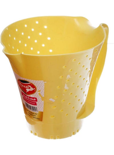 Buy Plastic Rice Strainer Cup Shape Yellow in Egypt