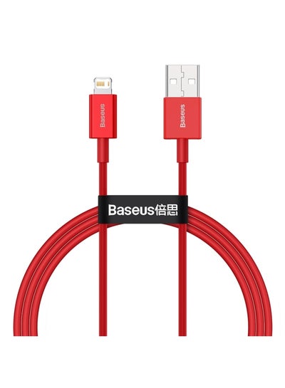 Buy iPhone Cable, USB to Lightning-Fast Charging Cable iPhone Charger Cable 2.4A Lightning Cord Compatible for iPhone 14/14 Pro/14 Plus/14 Pro Max, iPhone 13 Pro 12 Pro Max 11 XS SE 7 Plus 6S iPad Pro 1M Red in Egypt