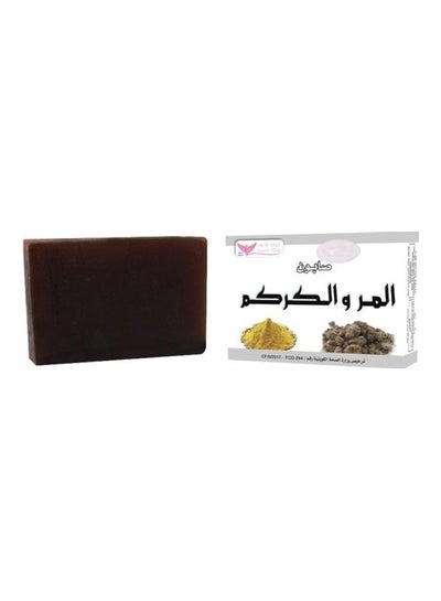 Buy Soap Myrrh and Turmeric Black 100grams in Saudi Arabia